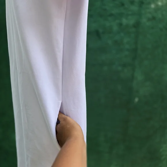 Armani Exchange White Midi Dress 333 - Picture 10 of 13